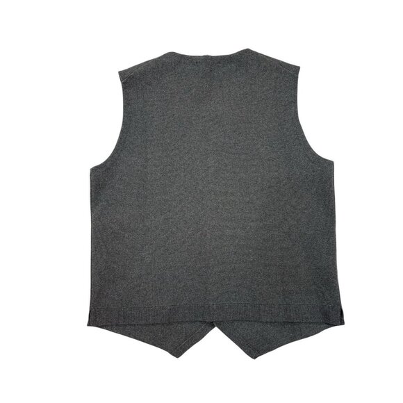 Jos A Bank Men’s Tailored Fit Charcoal Gray Vest Size M - Picture 2 of 5
